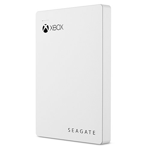 Seagate Game Drive para Xbox, 2 TB, Disco duro externo, HDD portátil, USB 3.0, Blanco, diseñado para Xbox One, 1 meses de suscripción a Xbox Game Pass, y 2 años de servicios Rescue (STEA2000417)