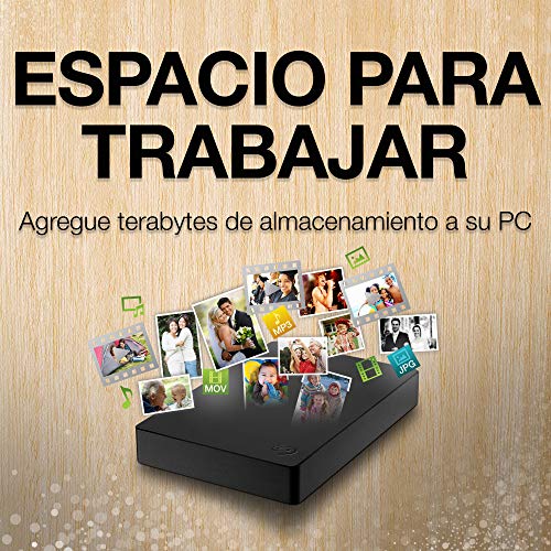 Seagate Portable Drive, 4 TB, Unidad de disco duro externo, USB 3.0 para PC, ordenador portátil y Mac y 2 años de servicios Rescue, Amazon Special Edition (STGX4000400)