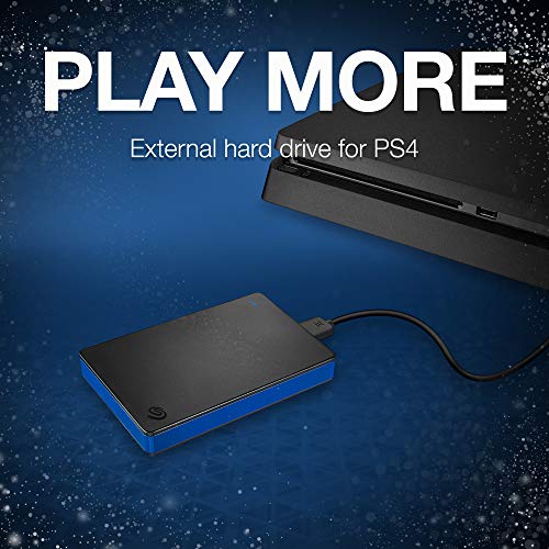 Seagate Unidad de Juego de 4 TB para Playstation 4 Disco Duro Externo portátil USB (STGD4000400)