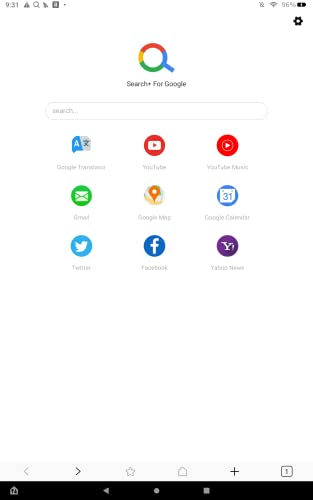 Search+ : Google Search,GMail,Google Map,YouTube...
