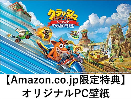Sega Games ! Crash Team Racing Buttobi Nitro [Amazon.co.JP Limited] Original PC Wallpaper Delivery - PS4