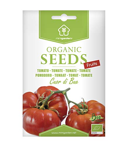 Semillas Ecológicas Minigarden, Selección FRUTAS: Fresas, Pimientos"Padron", Guisantes y Tomate"Cuor di bue"