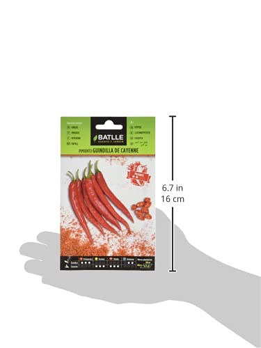 Semillas Hortícolas - Pimiento Guindilla de Cayenne rojo - Batlle
