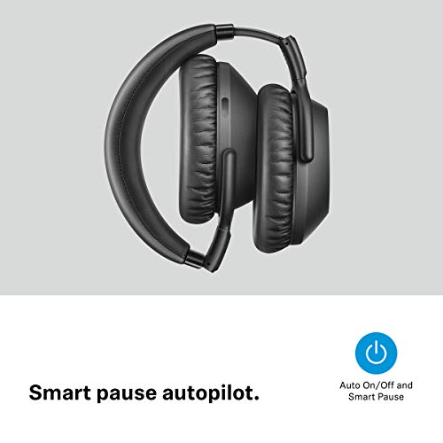 Sennheiser PXC 550 II, Auriculares Plegables Wireless con Alexa integrada, Cancelación de Ruido y Pausa Inteligente, Bluetooth, Circumaurales, Negro