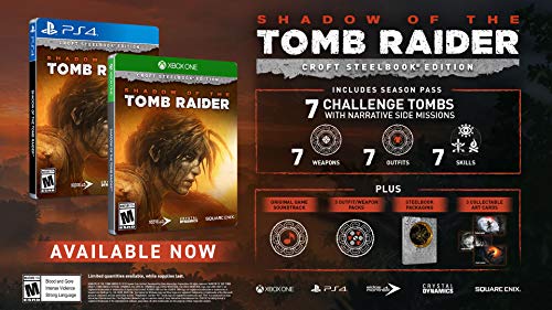 Shadow of the Tomb Raider - Croft Steelbook Edition for Xbox One