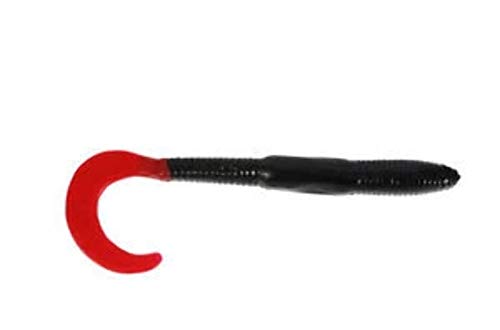 Shakespeare del diablo propios Hellfire gusanos – negro/rojo 15,5 cm (6IN)