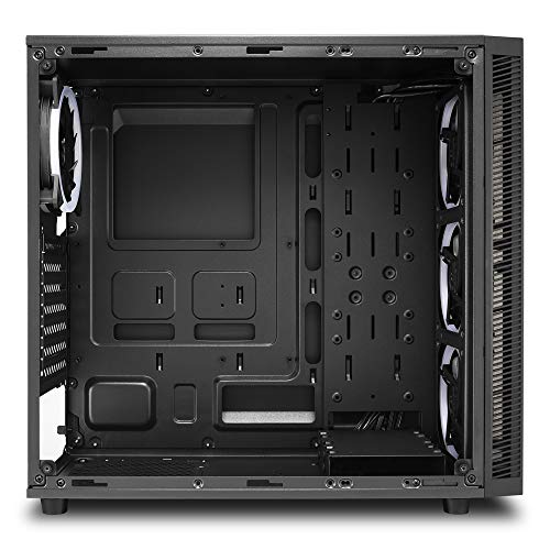 Sharkoon TG4 RGB - Caja de Ordenador, PC Gaming, Semitorre ATX, Negro