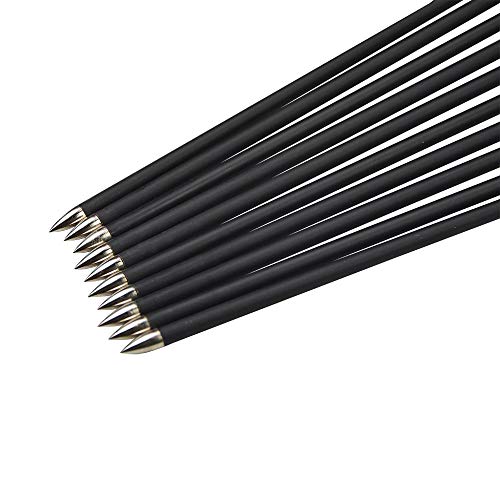 SHARROW 6/12/24 Flechas de Carbono Mixtas de 32 Pulgadas Spine 1200 Flechas Carbono para Tiro con Arco Flechas de Caza Flechas Carbono para Caza con Arco Compuesto Arco Recurvo Flechas Arco