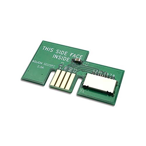 SHEAWA Adaptador de Tarjeta Micro SD TF Lector de Tarjetas para SD2SP2 SDLoad SDL Adapter (Verde)