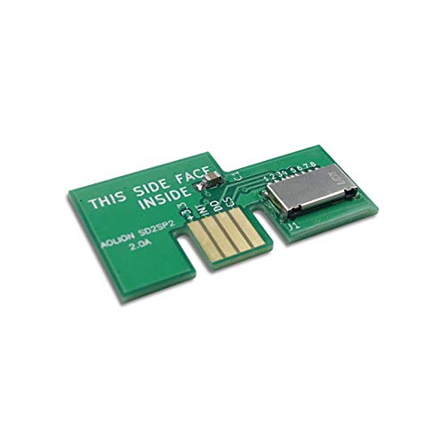 SHEAWA Adaptador de Tarjeta Micro SD TF Lector de Tarjetas para SD2SP2 SDLoad SDL Adapter (Verde)