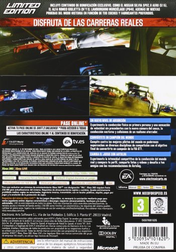 Shift 2 Unleashed Limited Edition X-Box 360