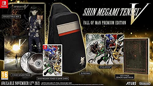 Shin Megami Tensei 5 V - Premium Collector Edition with Steelbook Artbook Backpack and physical OST - EURO Version [Switch]