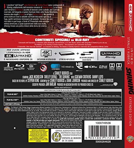 Shining (Extended Edition) (4K Ultra Hd + Blu-Ray) [Italia] [Blu-ray]