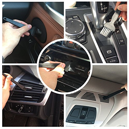 ShipeeKin 4 en 1 Kit de cepillo de limpieza de polvo eléctrico/3 tamaños de cepillos ESD antiestáticos + 1 cepillo de limpieza para cámara/PC/monitor de polvo