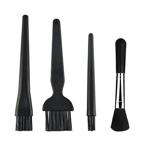 ShipeeKin 4 en 1 Kit de cepillo de limpieza de polvo eléctrico/3 tamaños de cepillos ESD antiestáticos + 1 cepillo de limpieza para cámara/PC/monitor de polvo