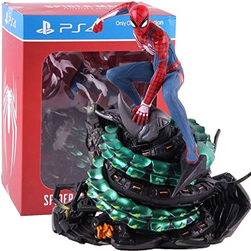 SHOP YJX PS4 Spider-Man Collectors Edition - Figura de Spiderman de acción de PVC coleccionable (color: con caja al por menor)