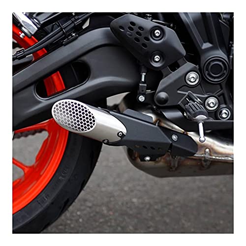 Silenciadores Cubierta Tubo Silenciador Tubo E& scape Motocicleta Modificada Para Yamaha Para MT- 07 Para MT07 Para T& RACER Para FZ- 07 XSR700 Para X& Tribute Para T& RACER 700 Tubos Escape