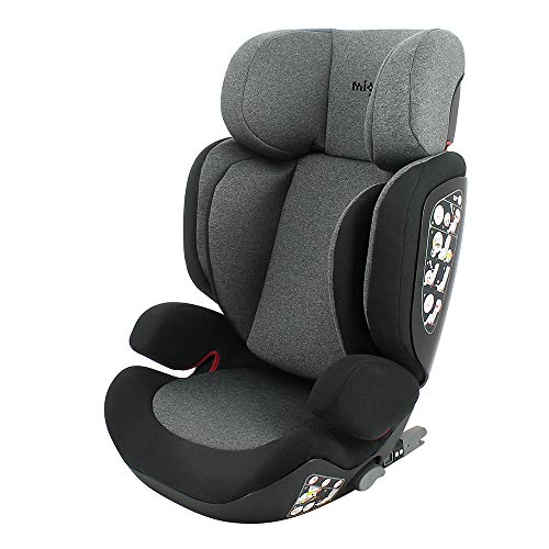 Silla de coche easyfix MIRAGE grupo 2/3 (15-36kg), con protección lateral reforzada y reposacabezas ajustable