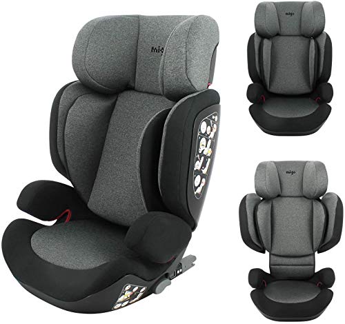 Silla de coche easyfix MIRAGE grupo 2/3 (15-36kg), con protección lateral reforzada y reposacabezas ajustable