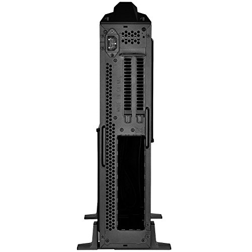 Silverstone SST-ML08B-H - Carcasa de Ordenador Milo Slim HTPC Mini-ITX, con asa, Negro