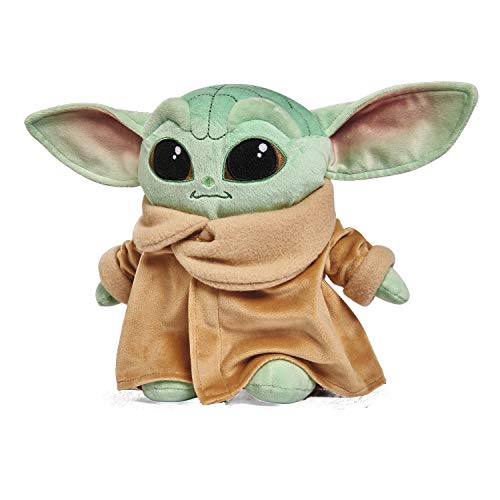 Simba Toys Peluches Disney - Peluche de Baby Yoda de la Serie The Mandalorian de Star Wars, para Niños de todas las edades - 25 cm