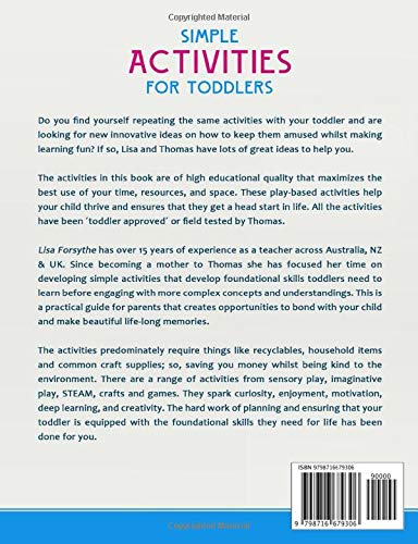 Simple Activities For Toddlers: A Practical Play-At-Home Handbook For Parents