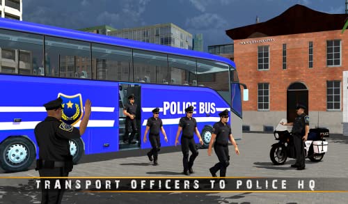 Simulador de conducción de autobuses de la policía de los Estados Unidos Prison Transporter Game 2018 3D