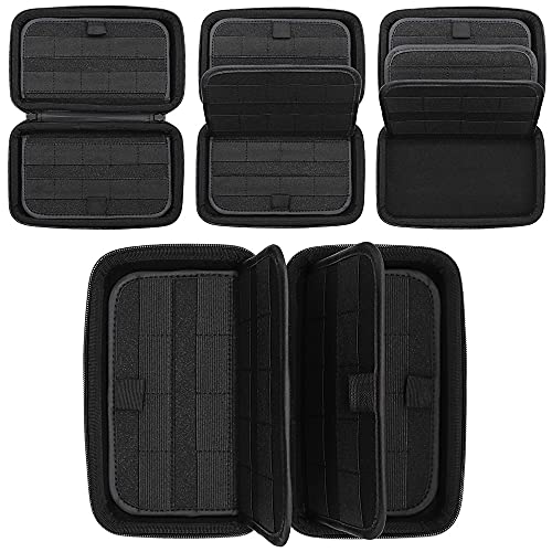 sisma Funda rígida para organizar 72 Juegos, 40 Porta Juegos para Guardar Cartuchos Switch o Tarjetas SD, 32 Porta Juegos para Cartuchos 3DS 2DS DS, Gris