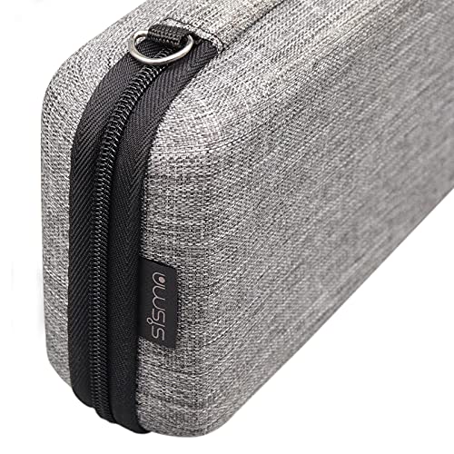 sisma Funda rígida para organizar 72 Juegos, 40 Porta Juegos para Guardar Cartuchos Switch o Tarjetas SD, 32 Porta Juegos para Cartuchos 3DS 2DS DS, Gris