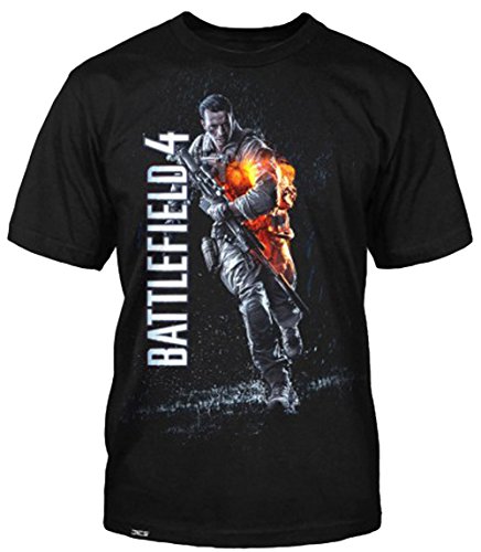 Sixtion Battlefield 4 Bravo Adult Premium T-Shirt, aBlack, X-Large