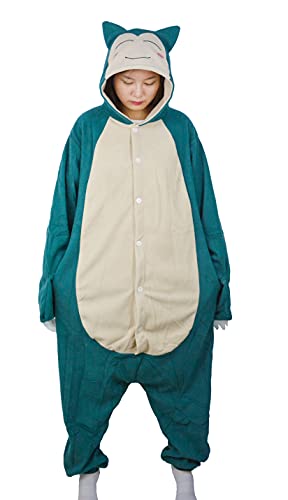 SIYUE Snorlax SY-KBS02-S - Disfraz de cosplay de animal para mujer y hombre, pijama para Halloween, cosplay, carnaval, Halloween, carnaval, mono, pijama para adultos