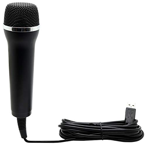 SK 2 micrófonos USB para PlayStation (PS5, PS4, PS3), Xbox One, Nintendo (Wii, U, Switch), PC, Universal, USB Micro, para Karaoke, Lets Sing, SingStar
