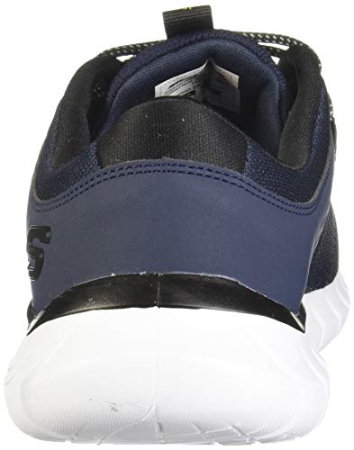 Skechers Sport Mens Overhaul RYNISS Sneakers Men Blue, tamaño de Zapato:45 EU