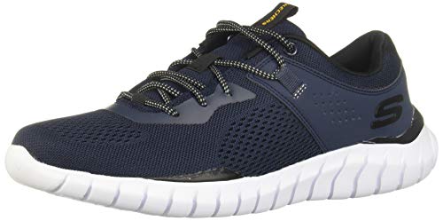 Skechers Sport Mens Overhaul RYNISS Sneakers Men Blue, tamaño de Zapato:45 EU