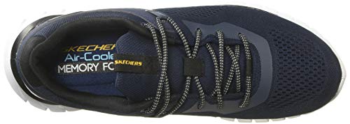 Skechers Sport Mens Overhaul RYNISS Sneakers Men Blue, tamaño de Zapato:45 EU