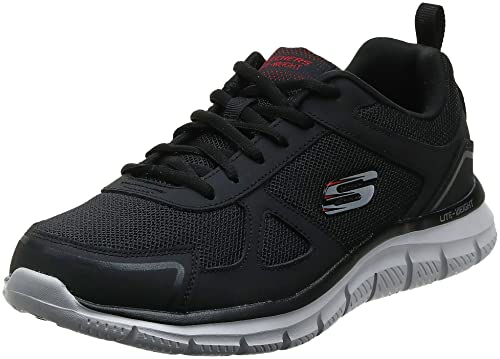 Skechers Track-scloric 52631-bkrd, Zapatillas Unisex Adulto, Negro, 44 EU
