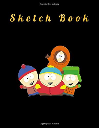 Sketch Book:Fun Cartoon Net Cover Blank Drawing Book- Large Notebook for Drawing, Doodling or Sketching: 110 Pages 8.5" x 11": Blank Paper Drawing and ... to save all your sketches and drawings!