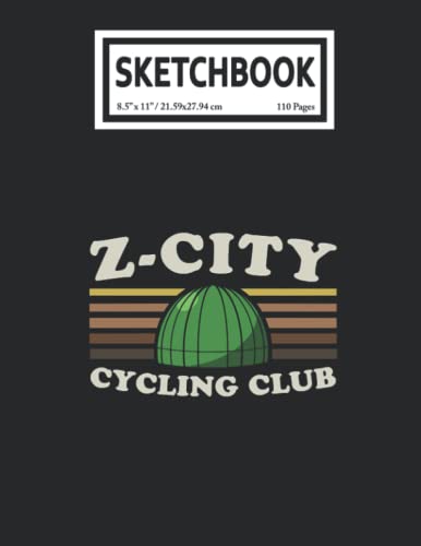 Sketchbook: One-Punch Man One Punch OPM Anime Manga Z-City Cycling Club 110 Blank Pages with Size 8.5x11 for Drawing, Writing, Painting, Sketching or Doodling