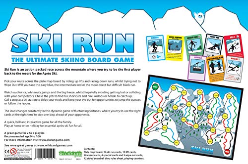 SKI RUN - The Ultimate Skiing Family Board Game by Wild Card Games by Wildcard Games