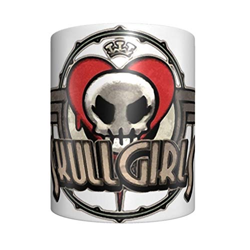 Skullgirls Graphic - Taza de café de cerámica divertida para el hogar, oficina, café, té, regalo de festival