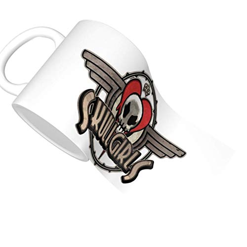 Skullgirls Graphic - Taza de café de cerámica divertida para el hogar, oficina, café, té, regalo de festival