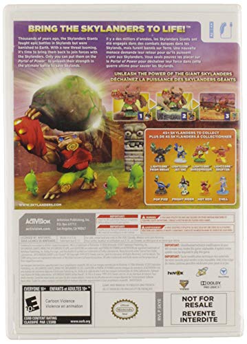 Skylanders Giants - Game Only (Solus) (Wii) [Importación Inglesa]