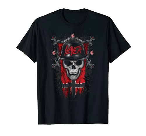 Slayer - Banner Skull Camiseta