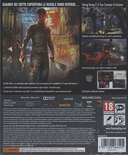 Sleeping Dogs - Definitive Edition (Day-One) [Importación Italiana]