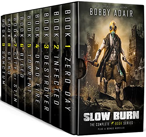Slow Burn Box Set: The Complete First Saga in the Post-Apocalyptic Series (English Edition)