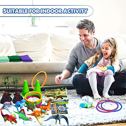 Smosyo Toss Ring Puzzle Juego para Bebé, Plástico Anillo, Juguete Interactivo para Interior