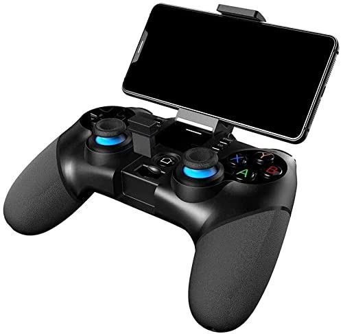 SMSOM Controlador de Juegos móviles, Bluetooth4.0 y 24 g de gammepad inalámbrico, Joystick de Juego Adecuado for/Android/iOS/PC/TV Caja, for la mayoría de los Juegos Populares de Juegos de jue