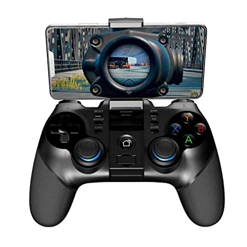 SMSOM Controlador de Juegos móviles, Bluetooth4.0 y 24 g de gammepad inalámbrico, Joystick de Juego Adecuado for/Android/iOS/PC/TV Caja, for la mayoría de los Juegos Populares de Juegos de jue