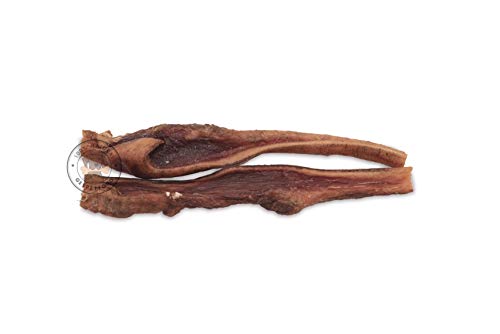 Snack Deshidratado para Perros - Bolsa de 1 kg - Tiras de Piel de Vacuno para Perros - 15cm - Sabor Bacon - 100% Vaca - Sin OGM - Encías Saludables - Fabricado en España - GESPETFOOD