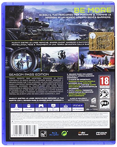 Sniper: Ghost Warrior 3 - Edizione Season Pass - PlayStation 4 [Importación italiana]
